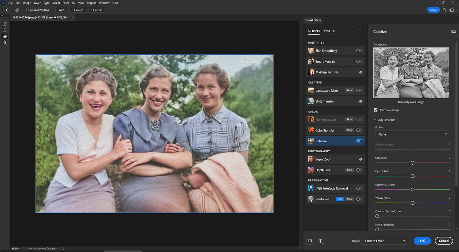 colorize i photoshop Funksjonen Colorize i Photoshop